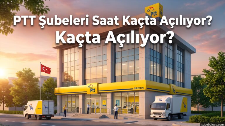 PTT Şubeleri Saat Kaçta Açılıyor?