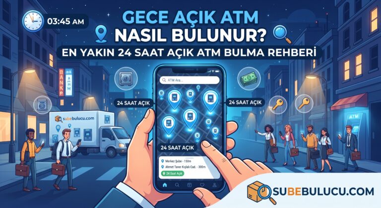 Gece Açık ATM Nasıl Bulunur