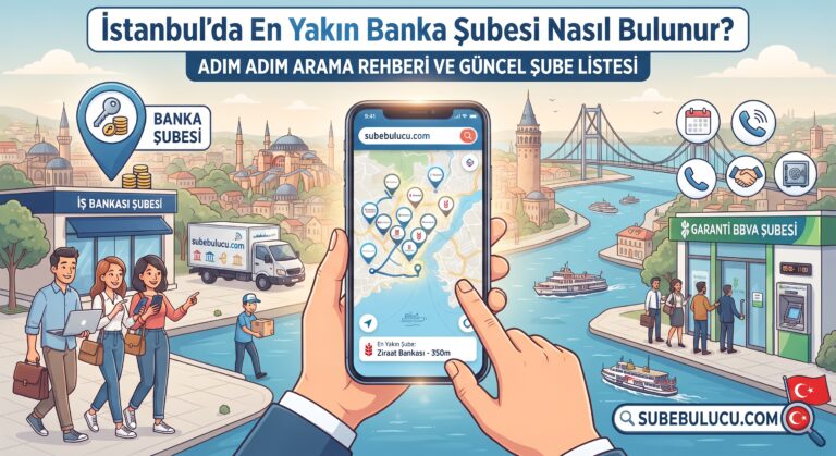 İstanbul'da En Yakın Banka Şubesi Nasıl Bulunur