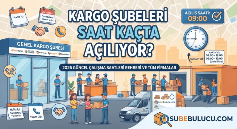 Kargo Şubeleri Saat Kaçta Açılıyor?